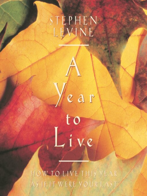 Cover image for A Year to Live